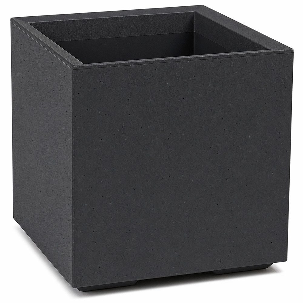ONDIS24 Pflanzkübel Caro Beton Optik Blumenkübel mit Rollen aus Kunststoff 100% Recycled, frostsicher und UV-beständig
