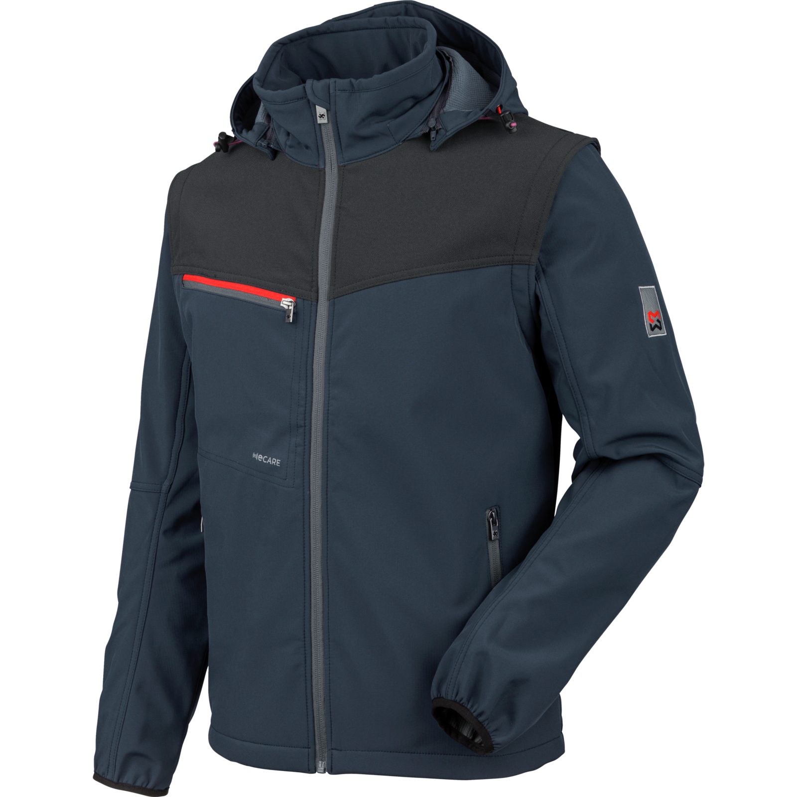 Würth MODYF Softshelljacke Stretch X hochwertige Arbeitsjacke für Herren Flexible, robuste & winddicht Softshelljacke