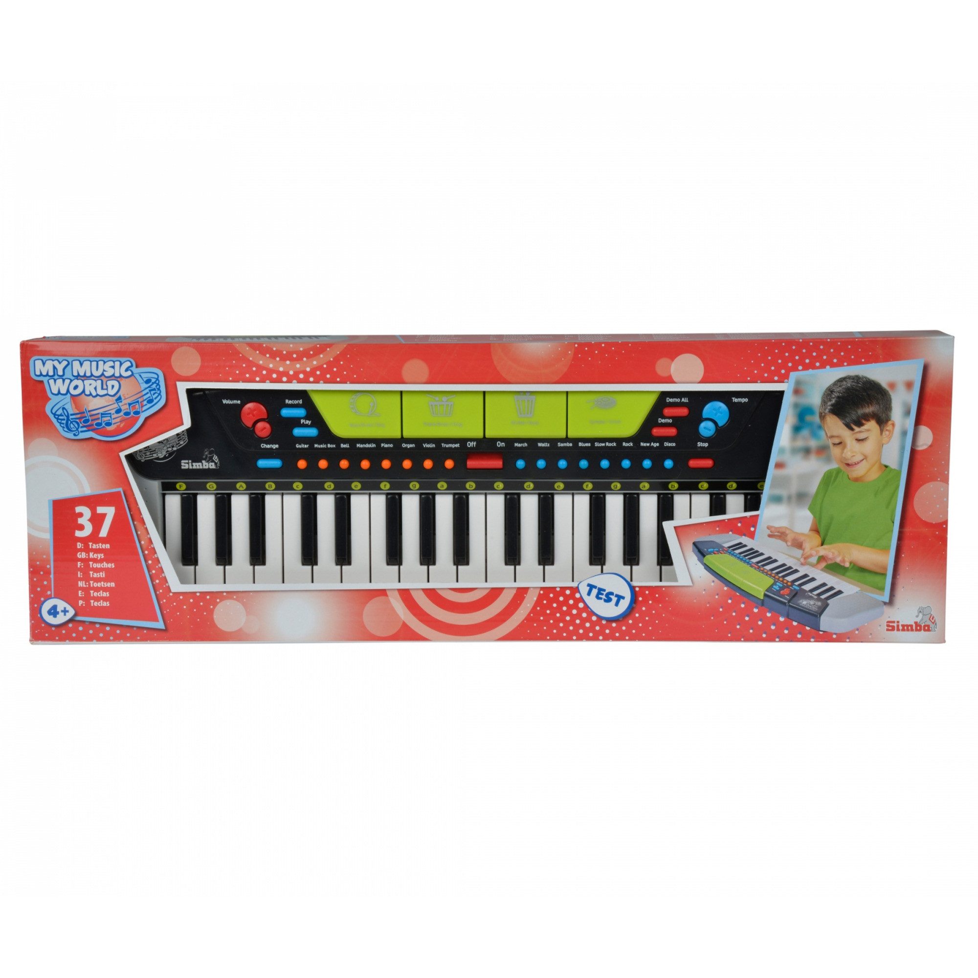 SIMBA Spielzeug-Musikinstrument Simba My Music World Keyboard Modern Style
