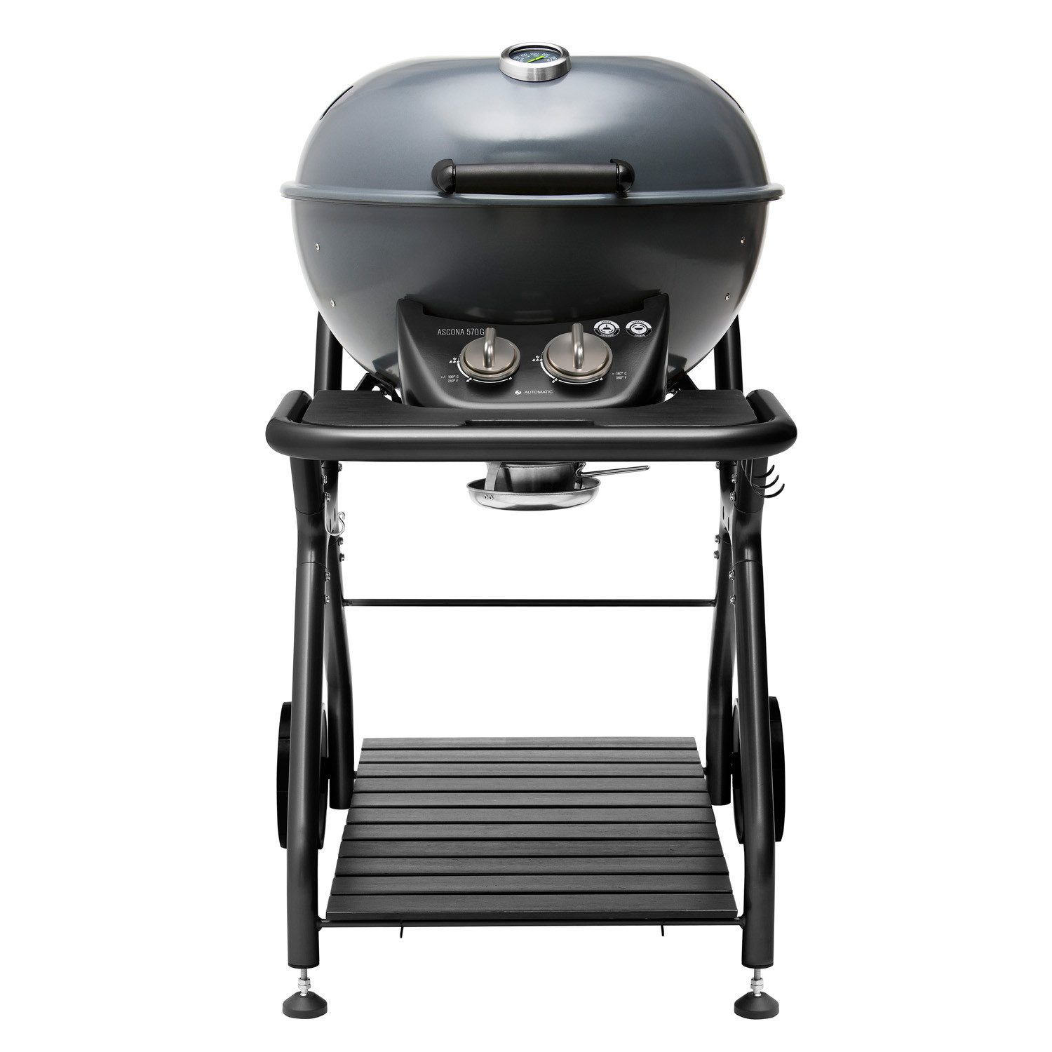 OUTDOORCHEF Gasgrill Outdoorchef Ascona 570 G Gas-Kugelgrill Dunkelgrau