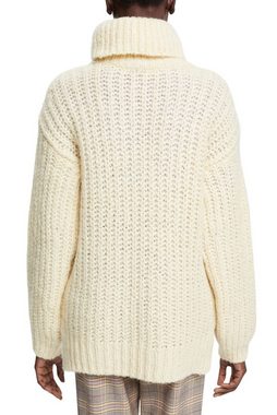 Esprit Rollkragenpullover Grobstrickpullover mit Rollkragen