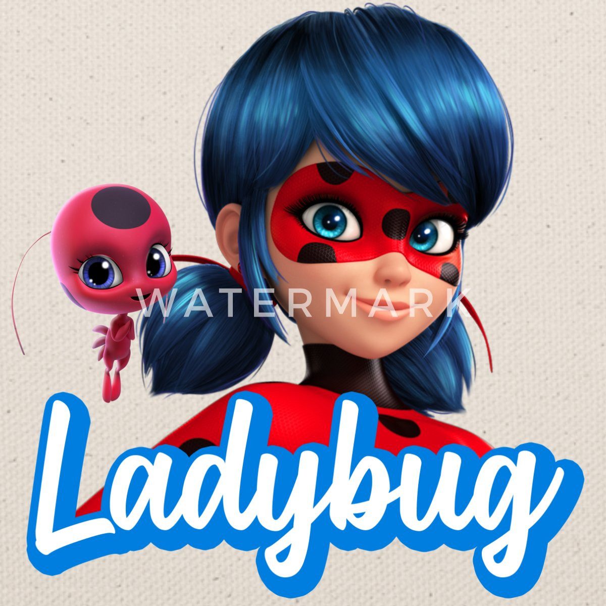Spreadshirt Kosmetiktasche Miraculous Ladybug Tikki Täschchen (1-tlg)