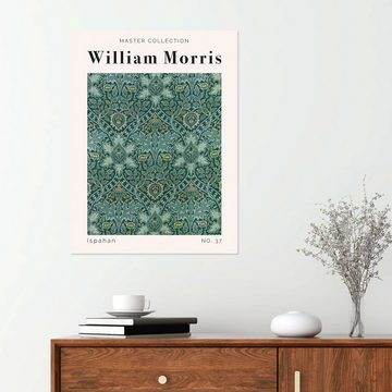 Posterlounge Wandfolie William Morris, Ispahan No. 37, Wohnzimmer Vintage Grafikdesign
