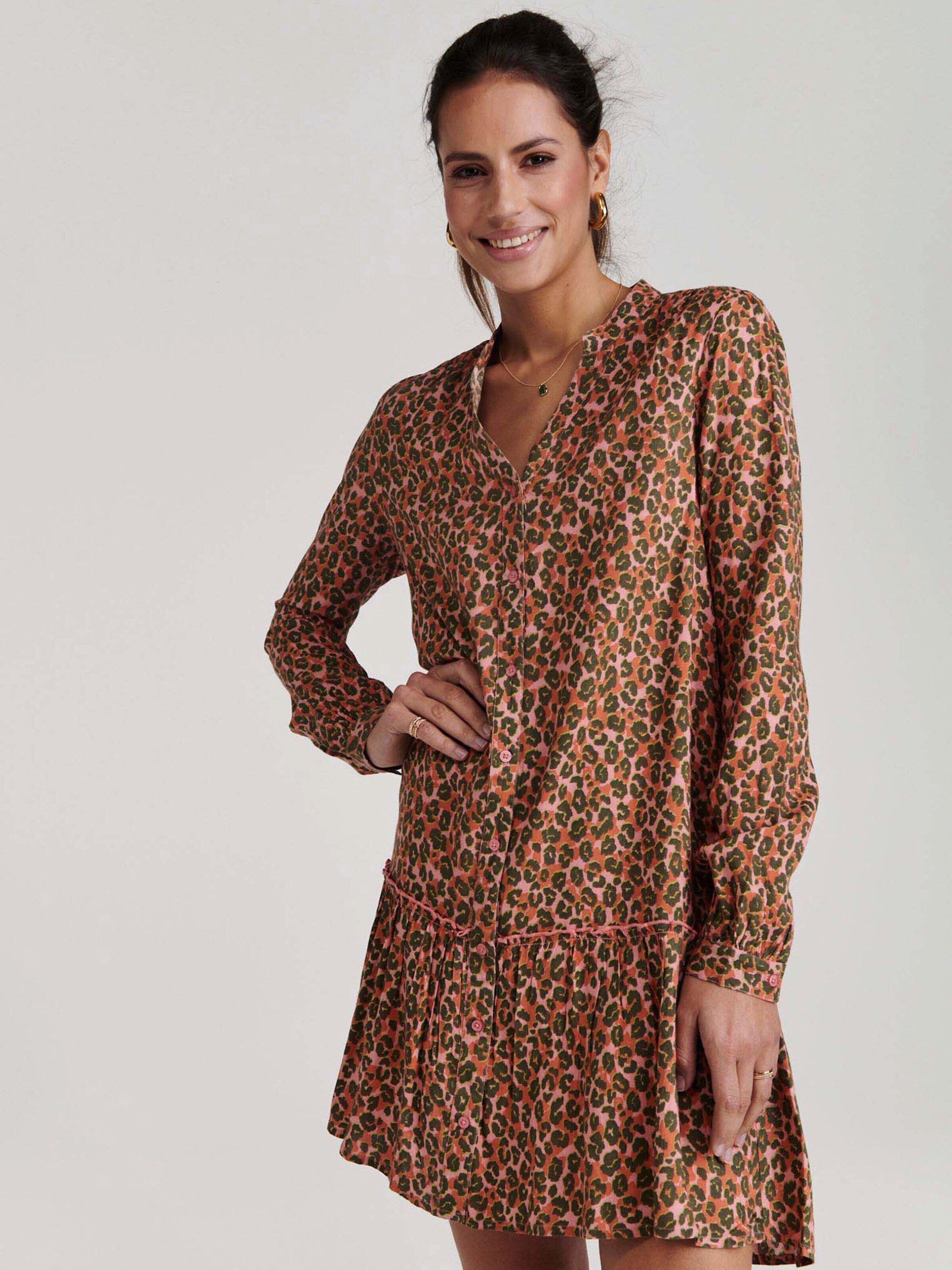 Shiwi Blusenkleid TUVALU (1-tlg) Drapiert/gerafft