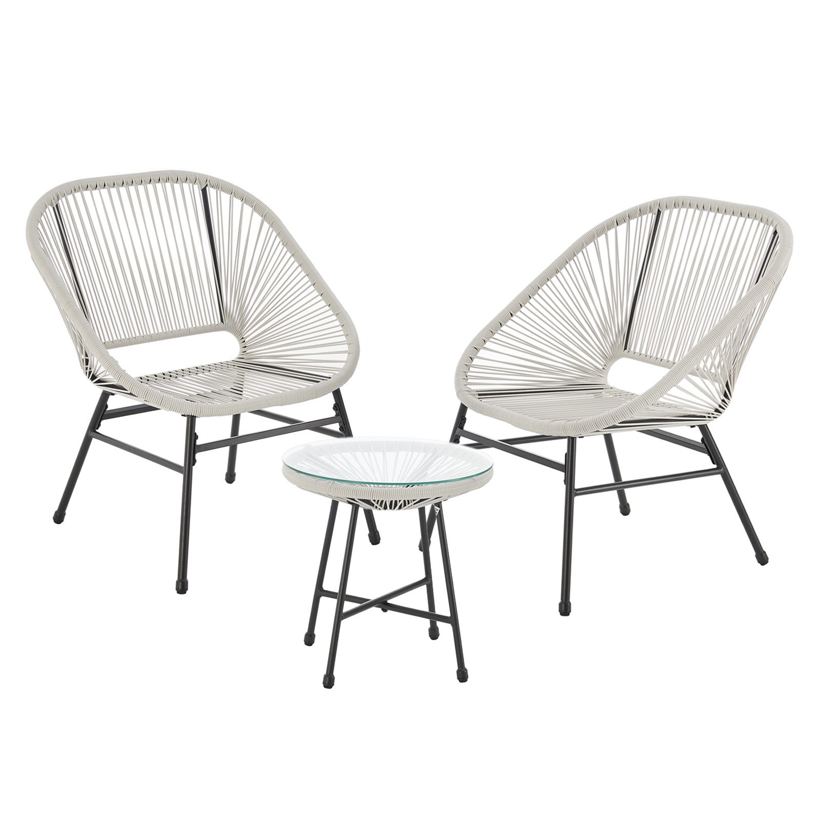 SVITA Balkonset TULUM, (Set, 3-teilig), Garten-Möbel, günstig online kaufen
