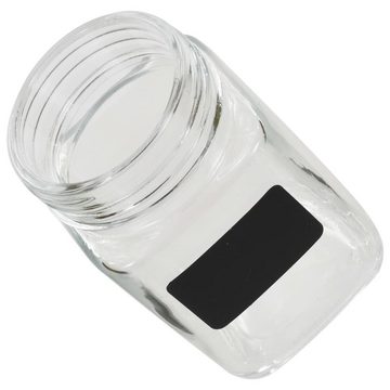 Vorratsglas Vorratsgläser mit Aufkleber 12 Stk. 300 ml