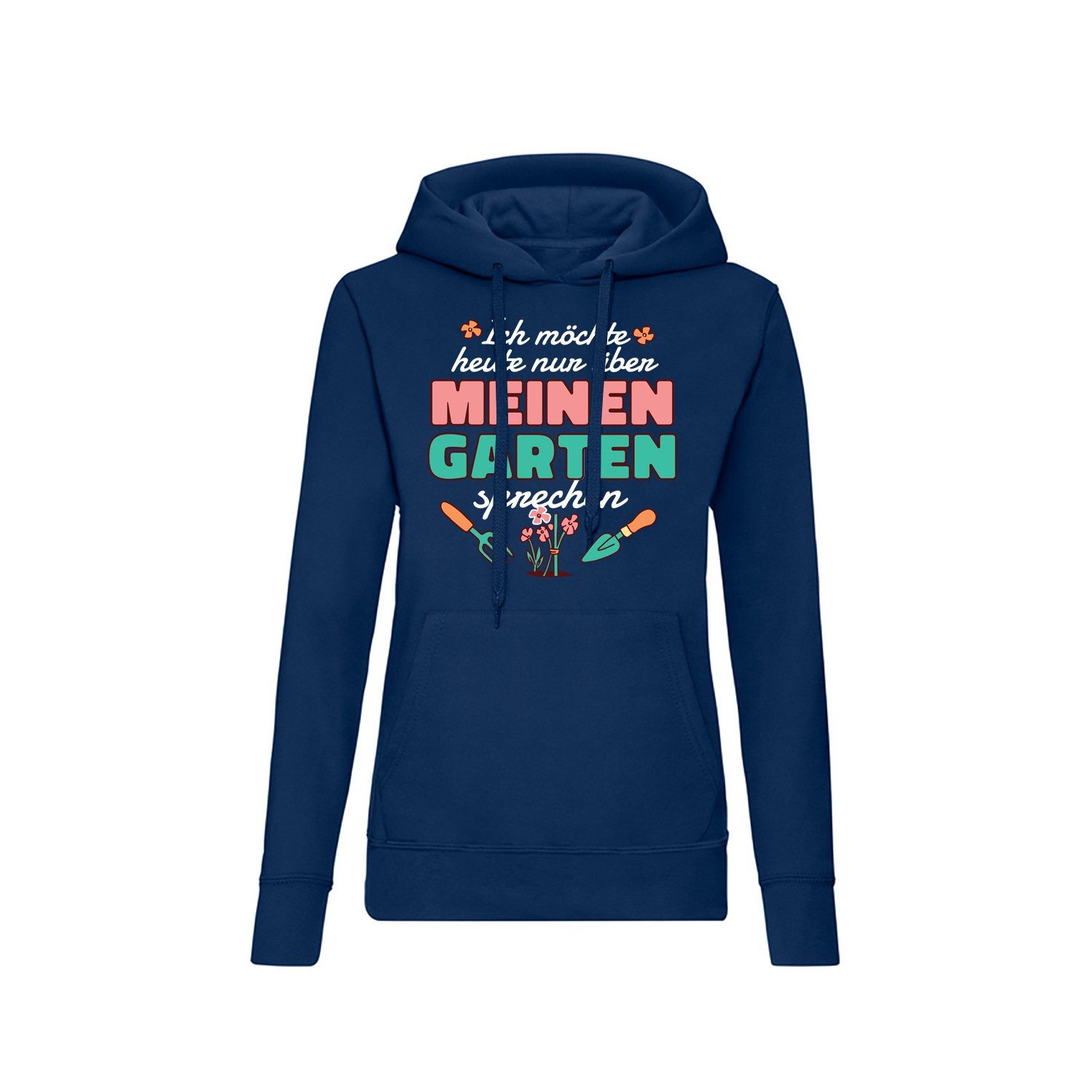 Blondie & Brownie Hoodie Garten Damen Hoodie Gartenspruch Blumenmotiv Gärtnerin Alltag Geschenk (Einzelstück, Einzelartikel) GartenSprechen Blumenfreude Damen