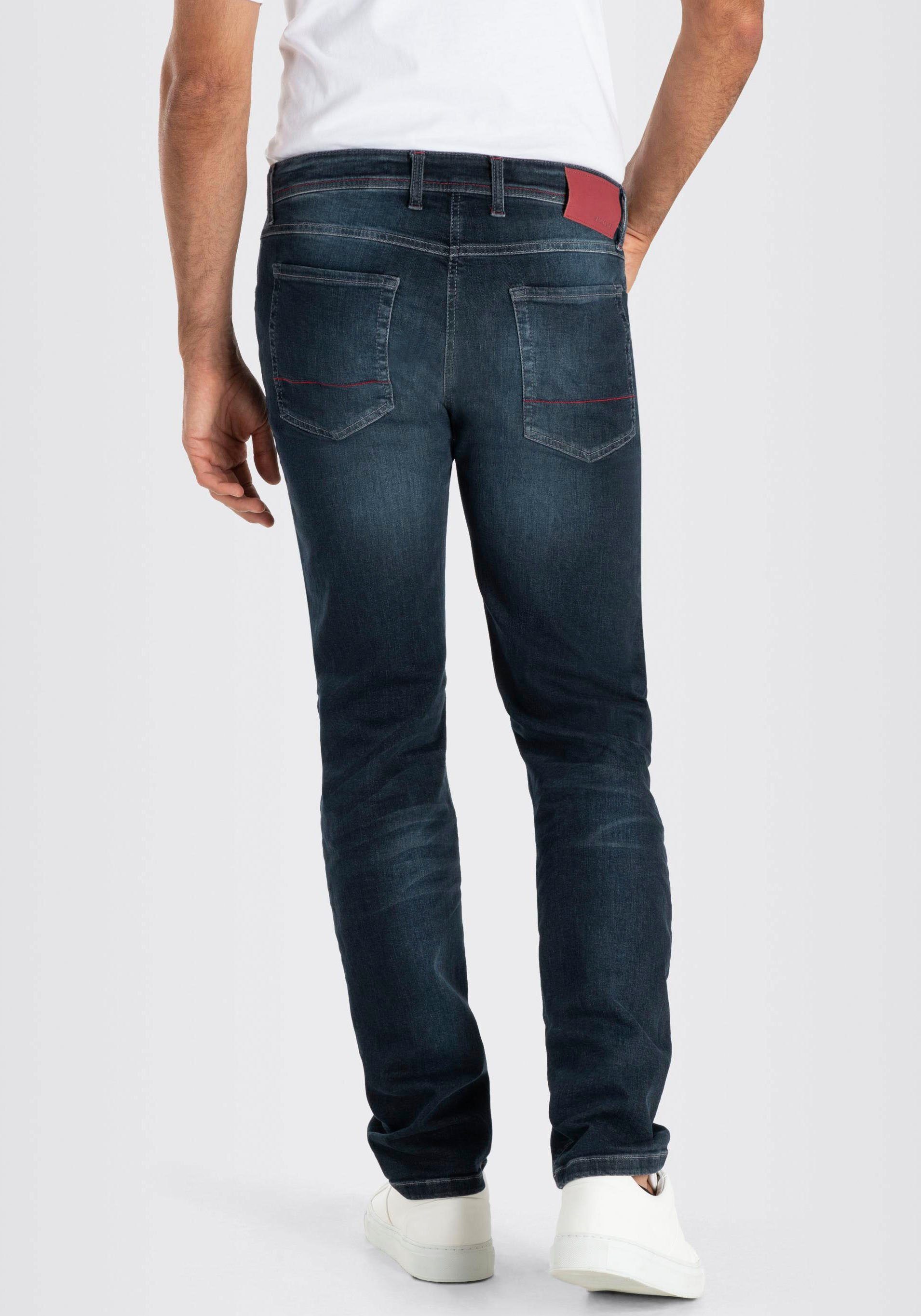 super lt.ebony authentic Straight-Jeans elastisch MAC Flexx-Driver blue wash