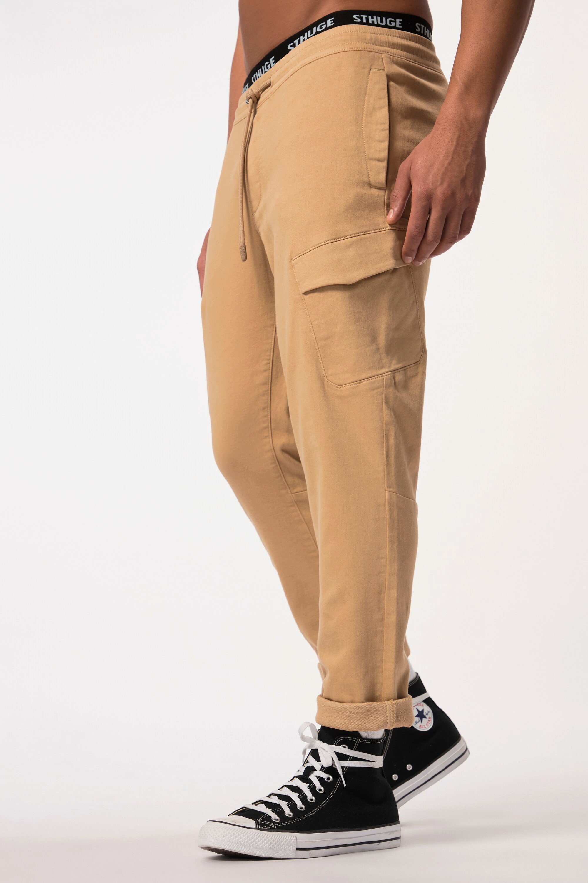 STHUGE Schlupfhose Cargohose FLEXLASTIC® Elastikbund