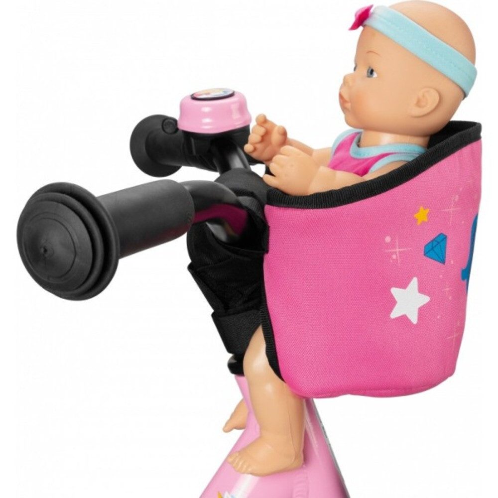 Puky Fahrradtasche Puppensitz, "Carry PINK", für Laufräder, Scooter und Fahrräder