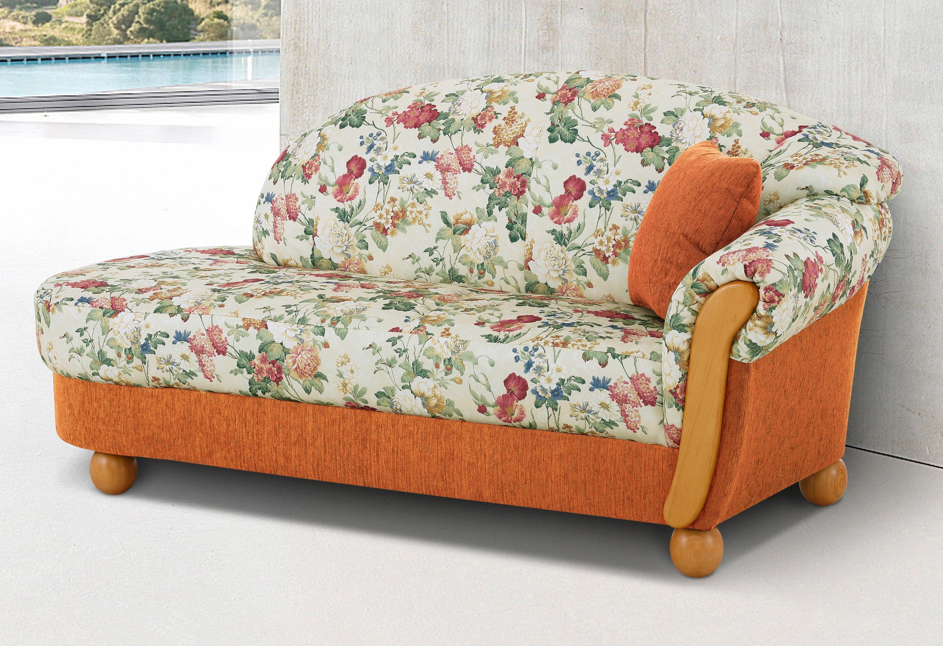 Home affaire Ottomane Milano, bequemes solitär Sofa im Landhaus-Stil, B/T/H 181/79/83cm