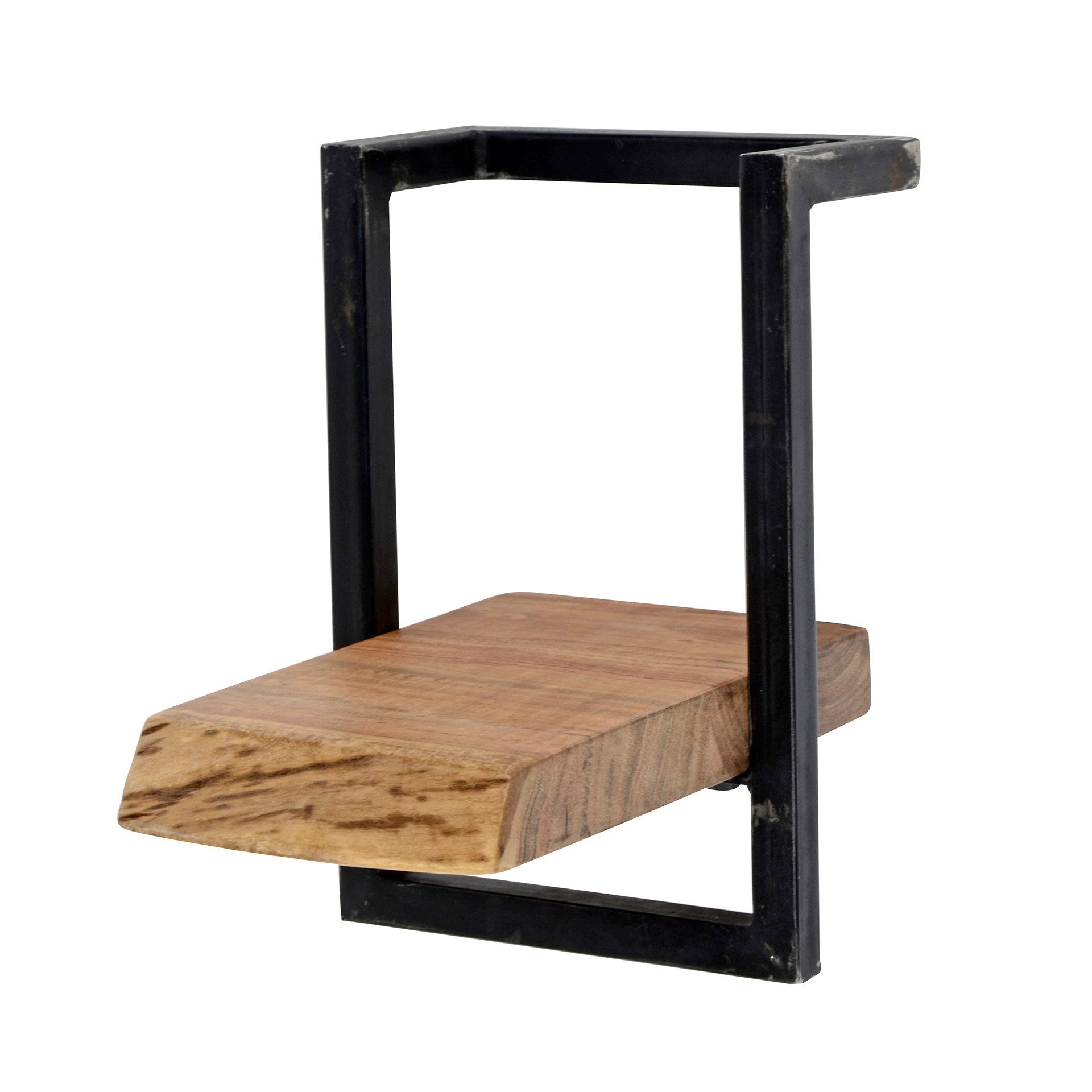 Vintagehaus Wandregal Wandregal Baumkante Edge Metall günstig online kaufen