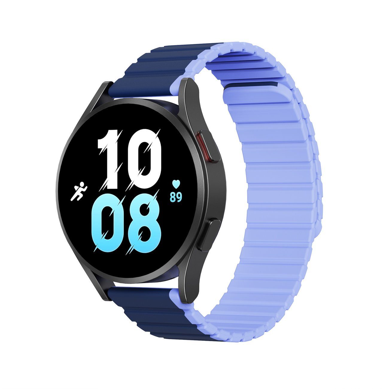 Dux Ducis Smartwatch-Armband Magnetisches Armand Samsung Galaxy Watch 5 und 6 Classic und Pro, magnetisch Blau