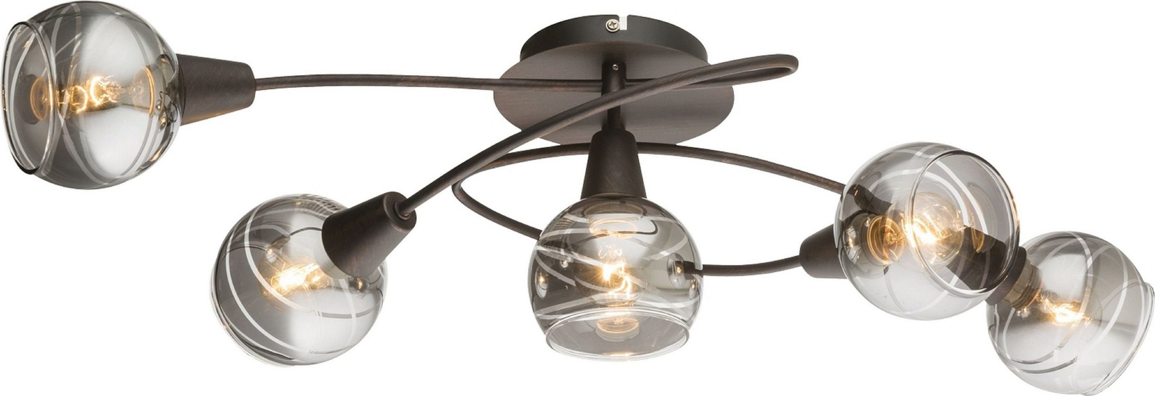TRANGO LED Deckenleuchte, 5-flammig 1010-55SD LED günstig online kaufen