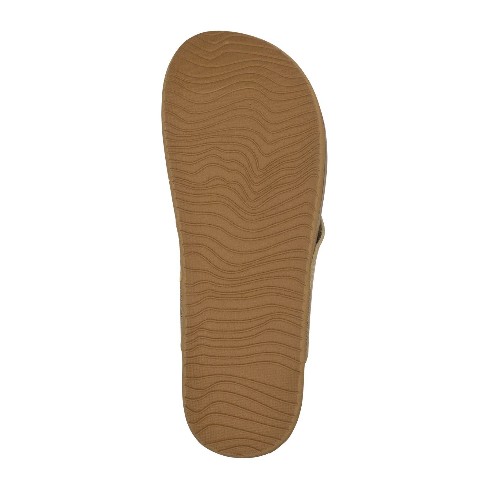 (1-tlg) Fußbett, Anatomisch EVA Court Reef Cushion geformtes Fußbett Champagne leichtes Tan Sandale Zehentrenner Zehentrenner
