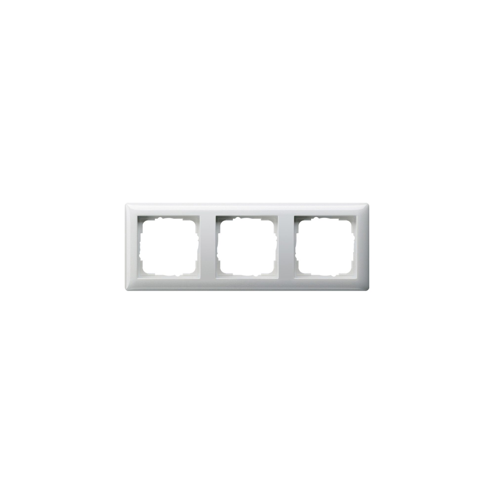 GIRA Abdeckplatte Gira Abdeckrahmen 3f. rws-gl bruchsicher 021303