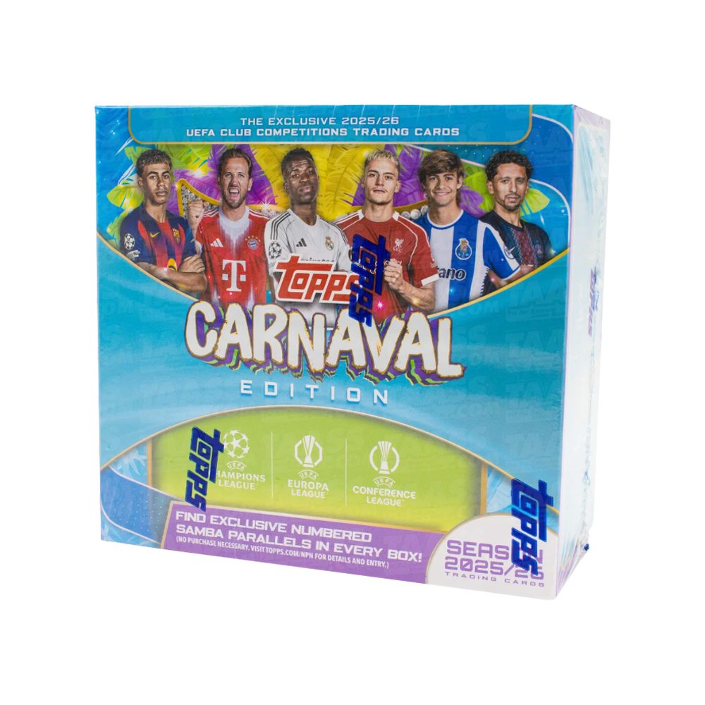 Topps Sammelkarte 2025/26 Topps Carnaval Edition UEFA Club Competitions Soccer Hobby Box