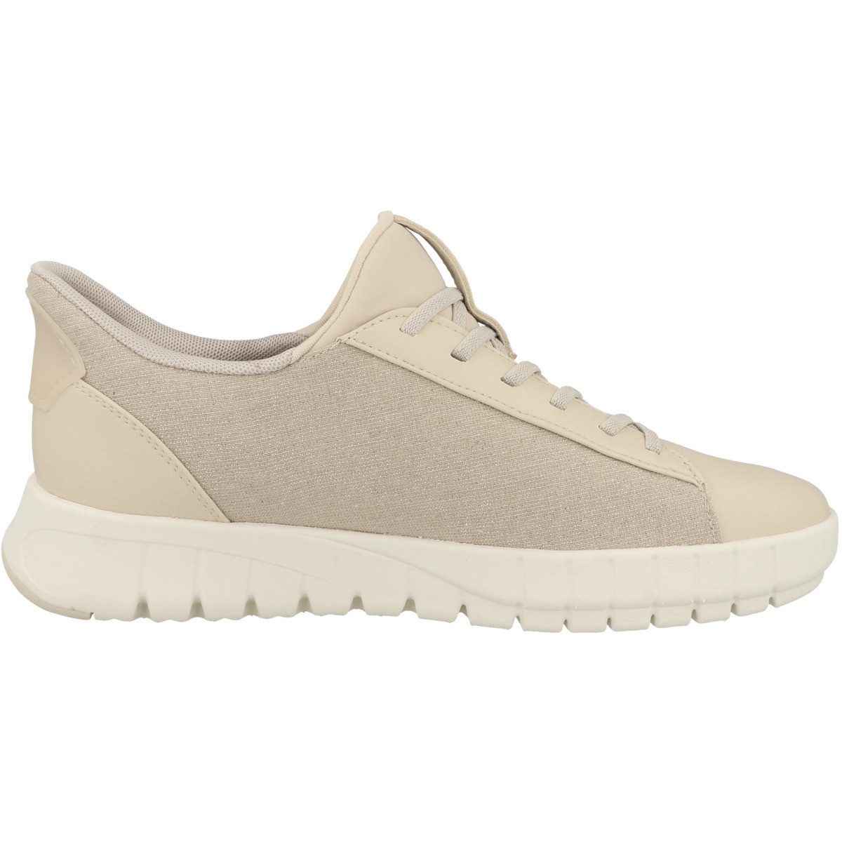 Geox D Flextride Plus Damen Sneaker Turnschuhe, Sportschuhe, Freizeitschuhe, Halbschuhe, Schnürschuhe