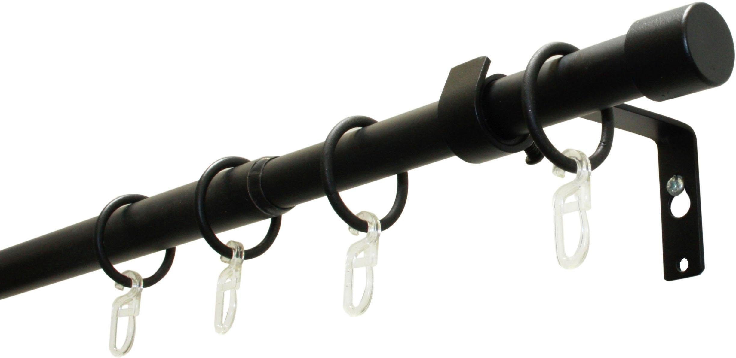 GARDINIA Gardinenstange Set Metall, Ø 19 mm, 1-läufig, ausziehbar, verschra günstig online kaufen