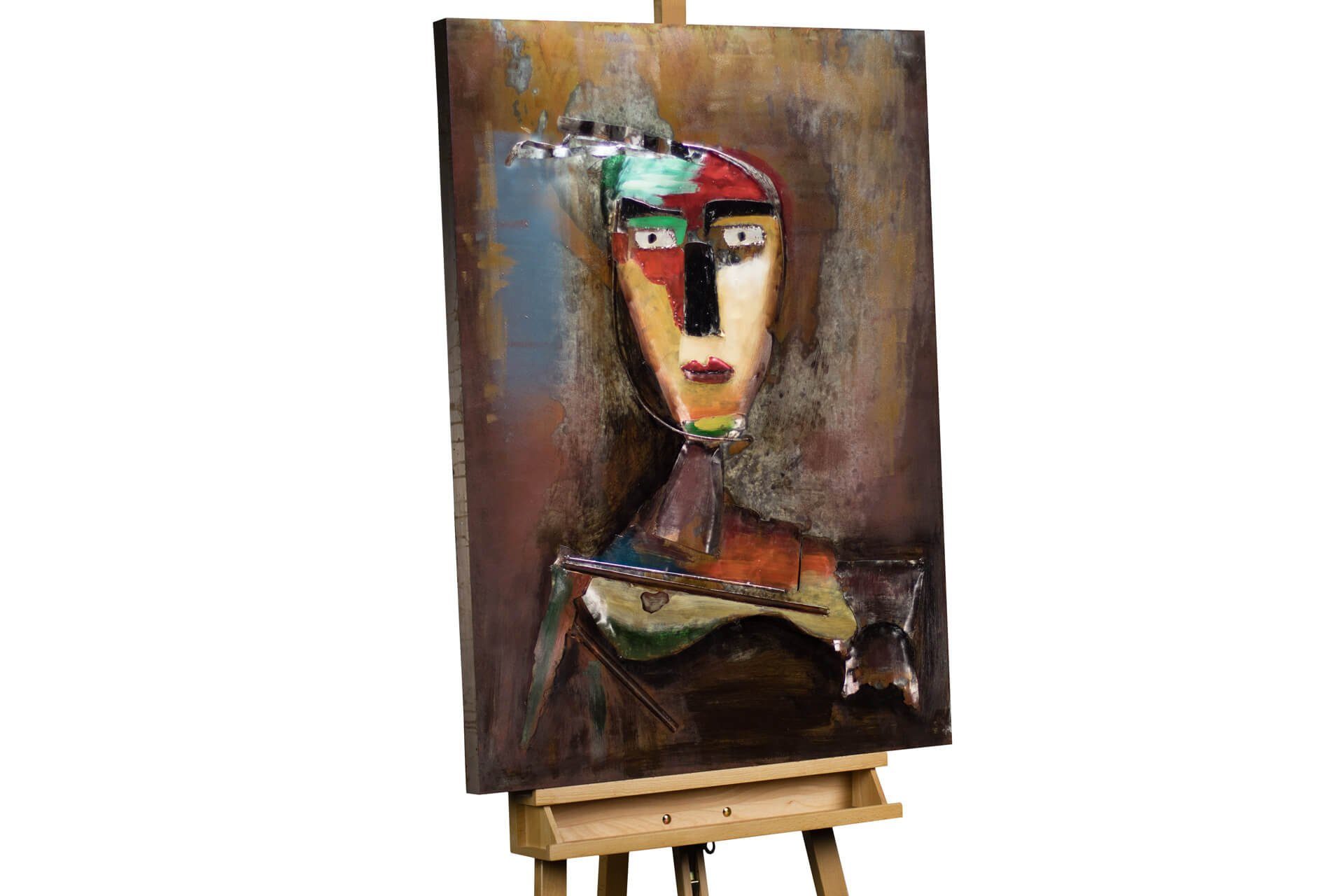 KUNSTLOFT Metallbild Court Jester 75x100 cm, günstig online kaufen