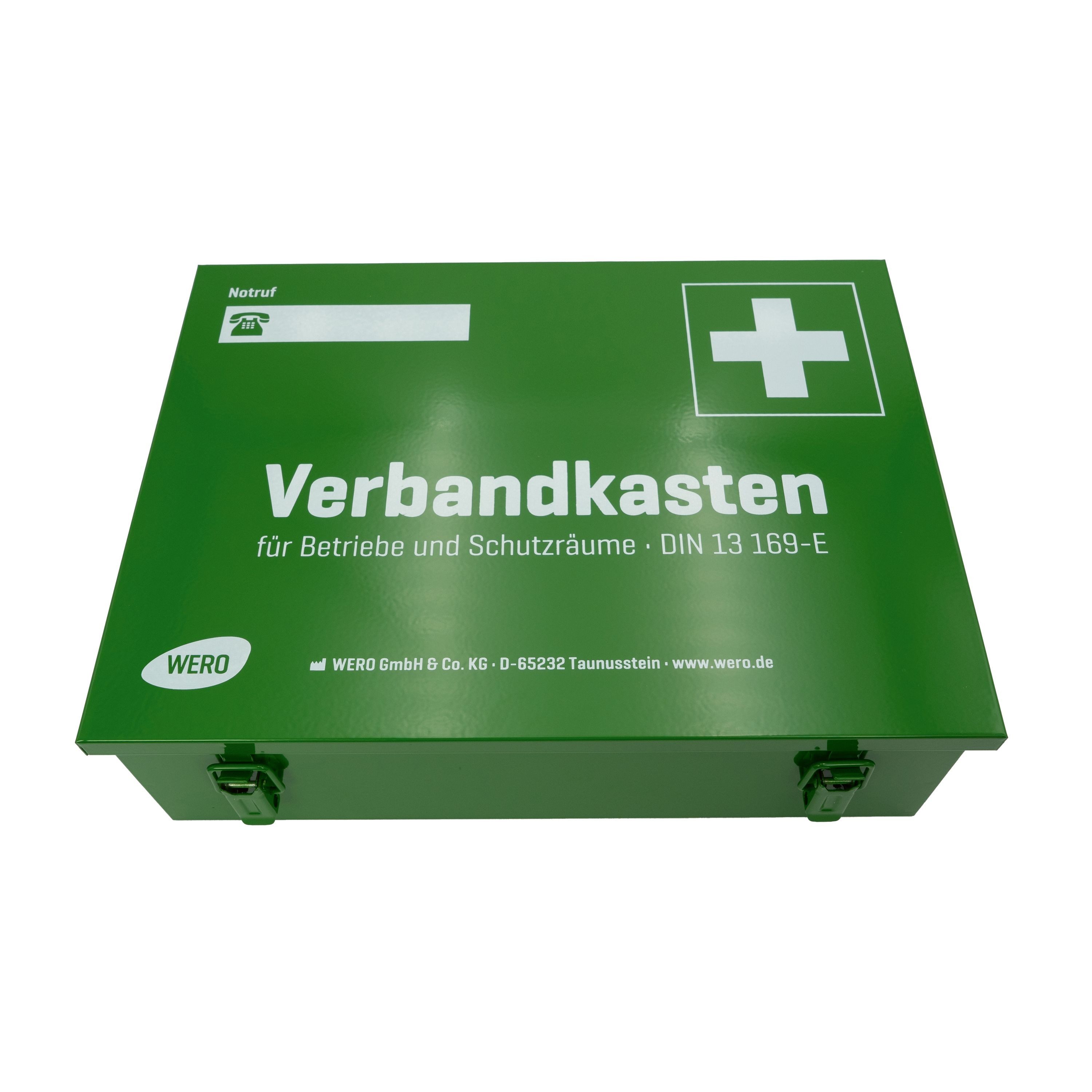 WERO Erste-Hilfe-Koffer Verbandkasten DIN 13169-E für Betriebe und Schutzräume