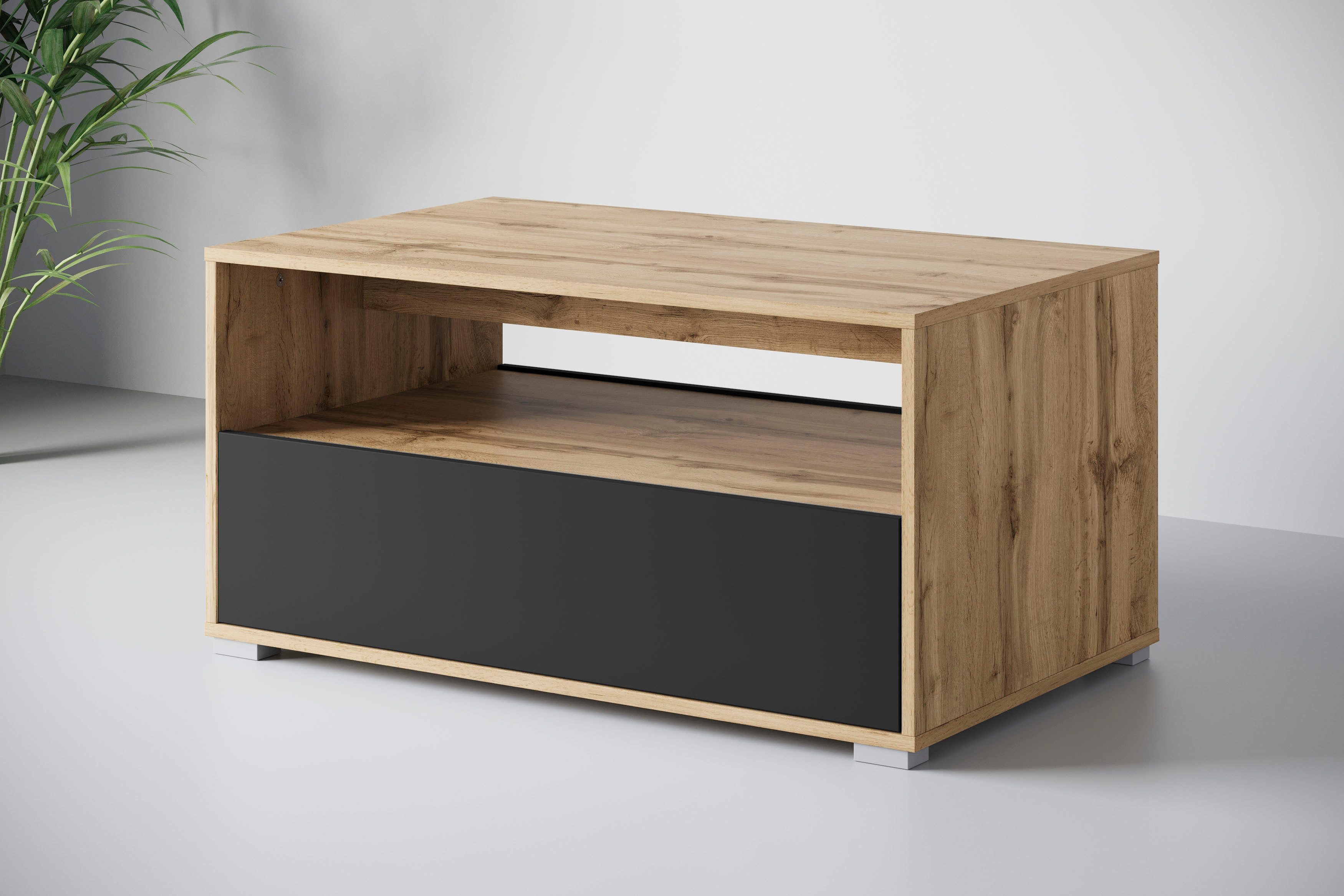 INOSIGN Couchtisch Kenia (1-St), Rechteckiger Kaffeetisch, 90x55 cm, mit of günstig online kaufen