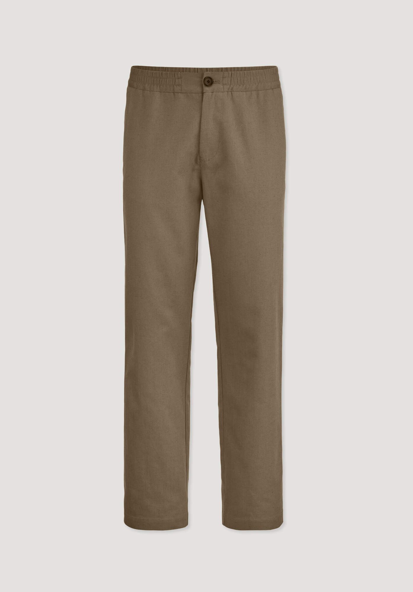 Hessnatur Stoffhose aus Bio-Baumwolle mit Leinen (1-tlg)