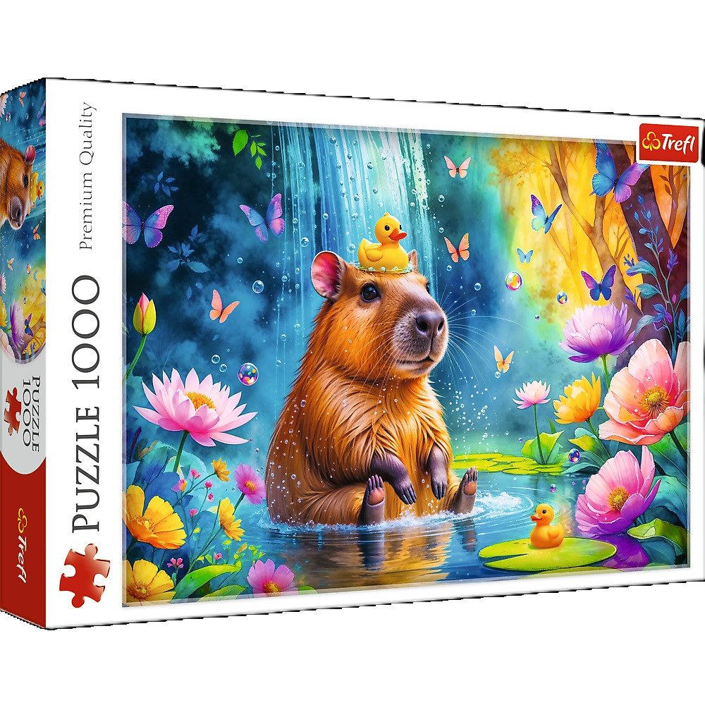 Trefl Puzzle Trefl, Capybara, 1000 Teile Puzzle, 1000 Puzzleteile