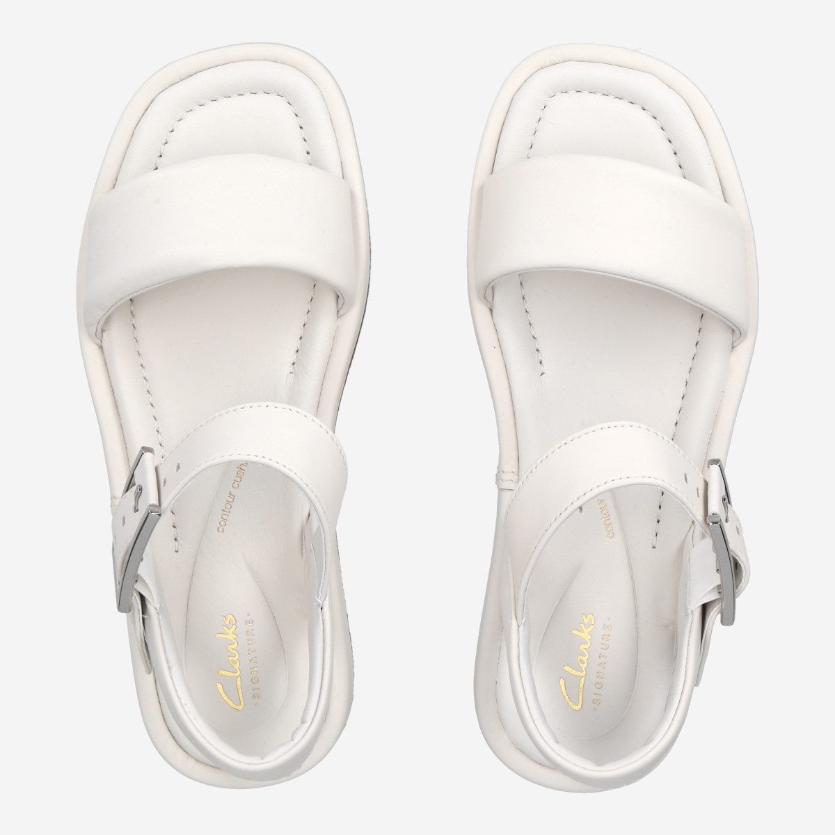 Clarks Clarks Alda Strap 26176258 4, Sandaletten, Weiß, Damen Sandalette