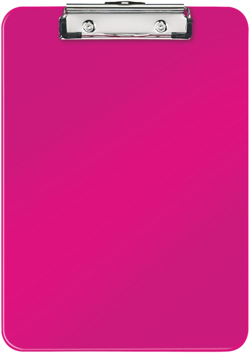 Schreibmappe Klemmbrett Wow A4 Polystyrol pink metallic Packung mit 10 Stück