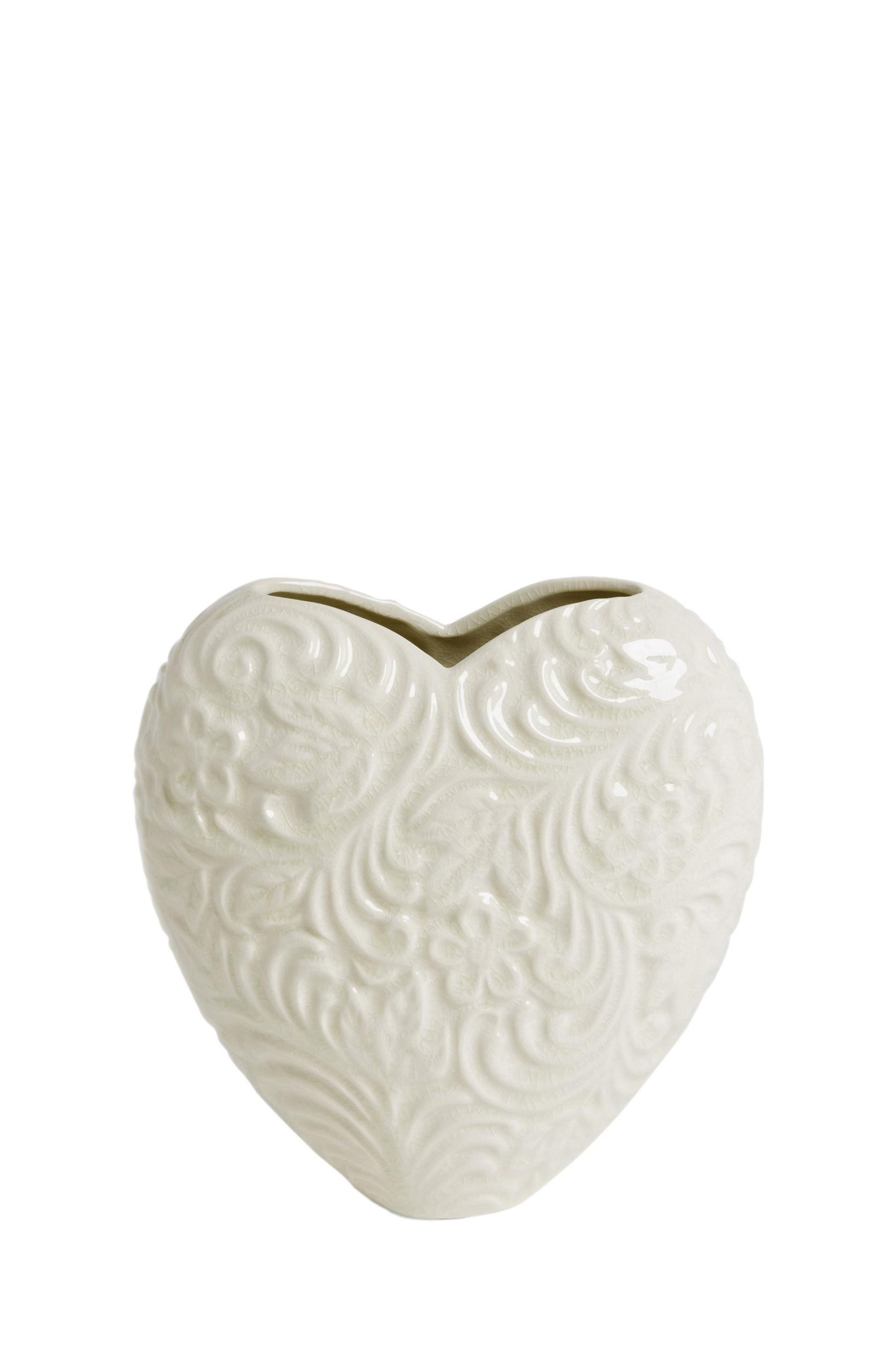 Next Dekovase Strukturierte Vase mit Herzdesign günstig online kaufen