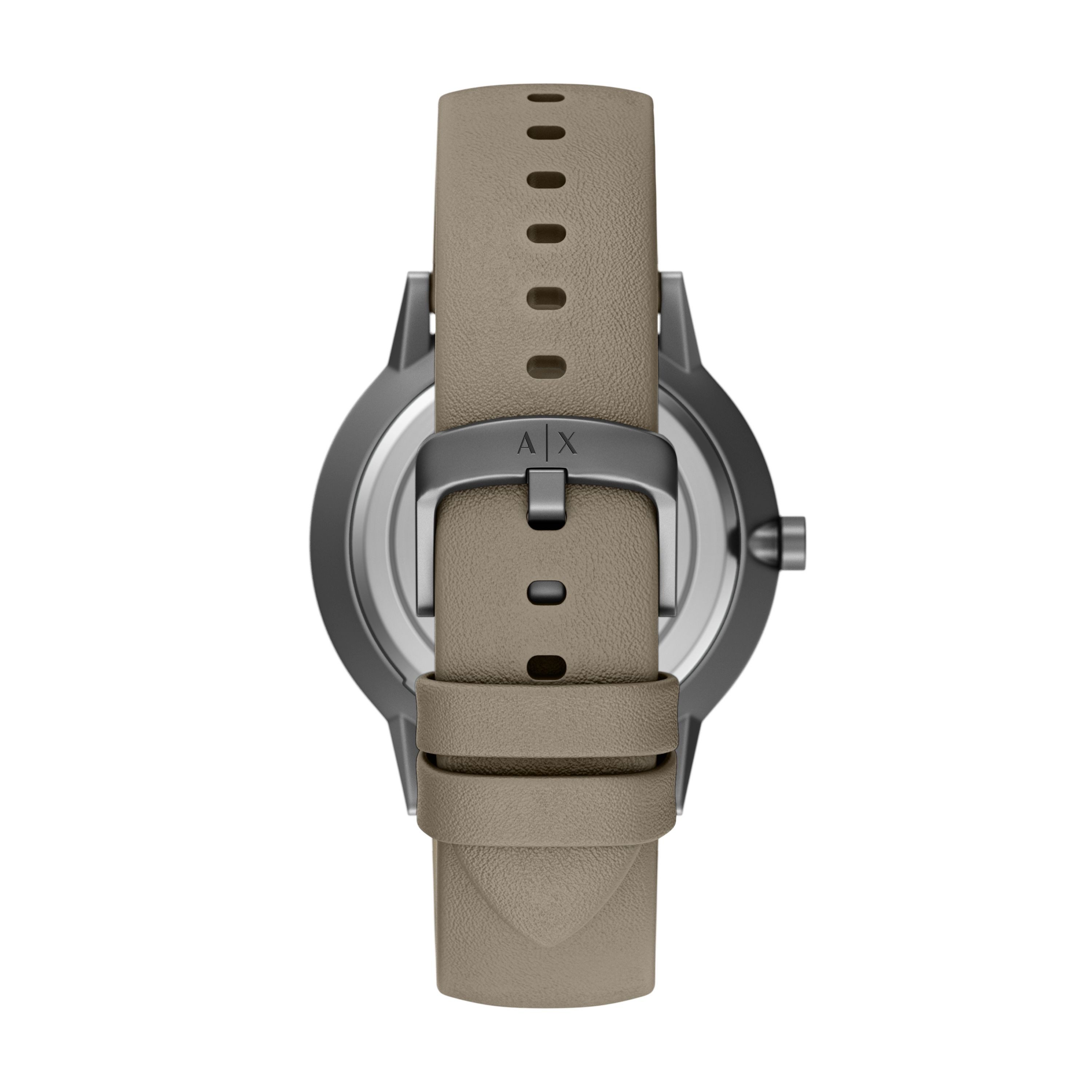 ARMANI EXCHANGE Quarzuhr AX2766, Armbanduhr, Herrenuhr, Lederarmband, analog