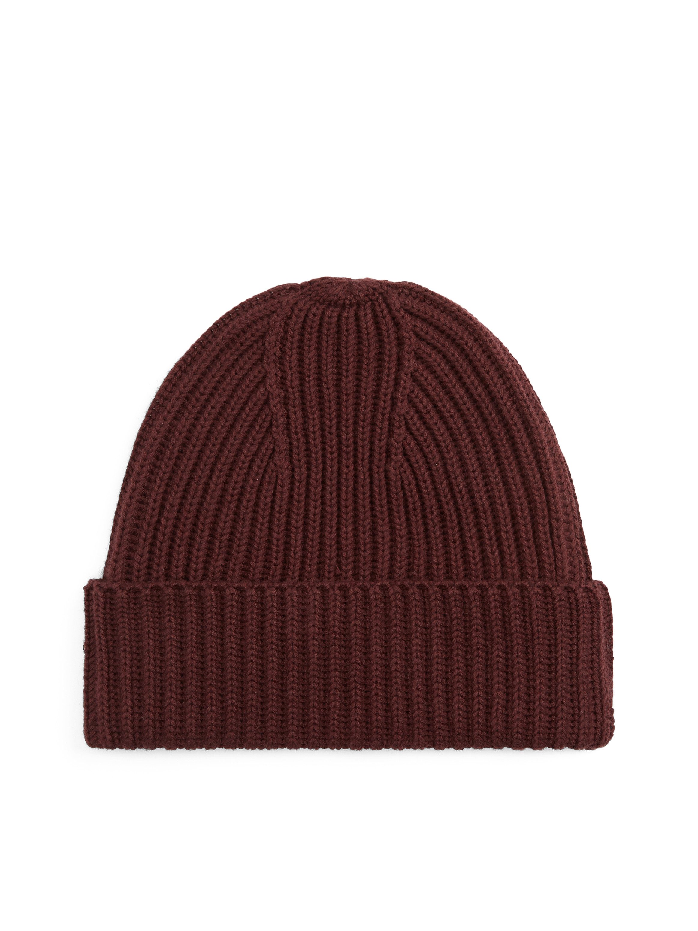 Tommy Hilfiger Beanie TH FOUNDATION Strick, mit gummiertem Logo und Wolle