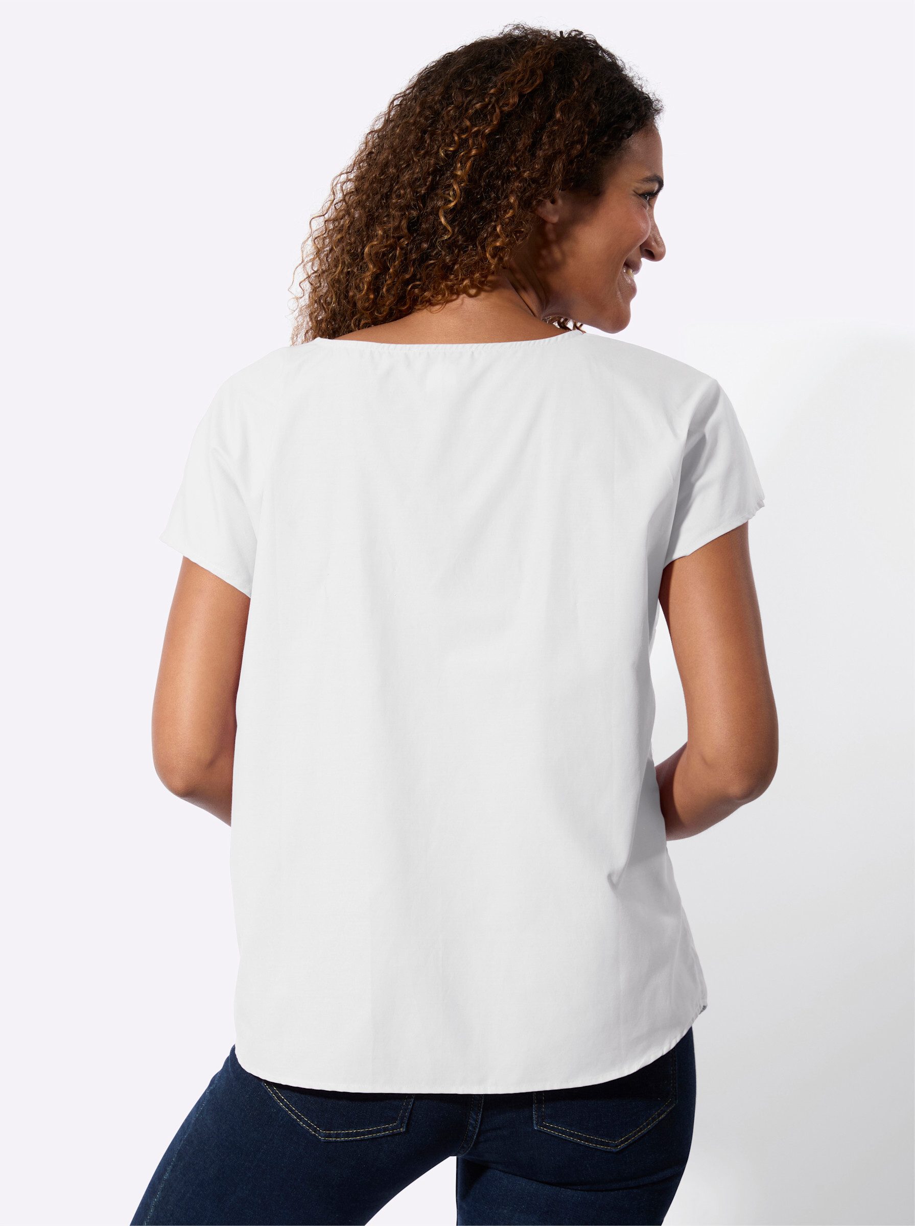 Witt Klassische Bluse Baumwollbluse günstig online kaufen