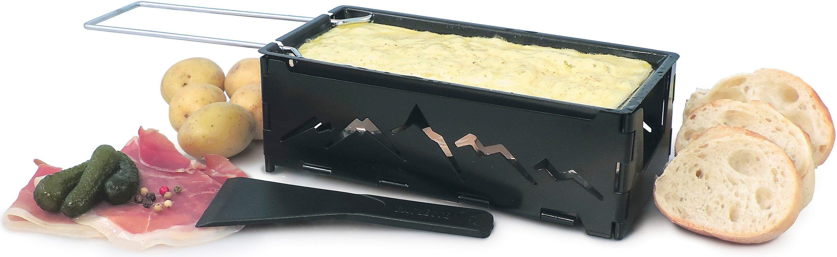 Edelstahl, SWISSMAR Candlelight, faltbar Nordic Raclette