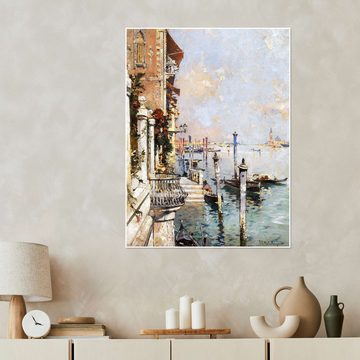 Posterlounge Poster Franz Richard Unterberger, Der Canal Grande, Venedig, Malerei