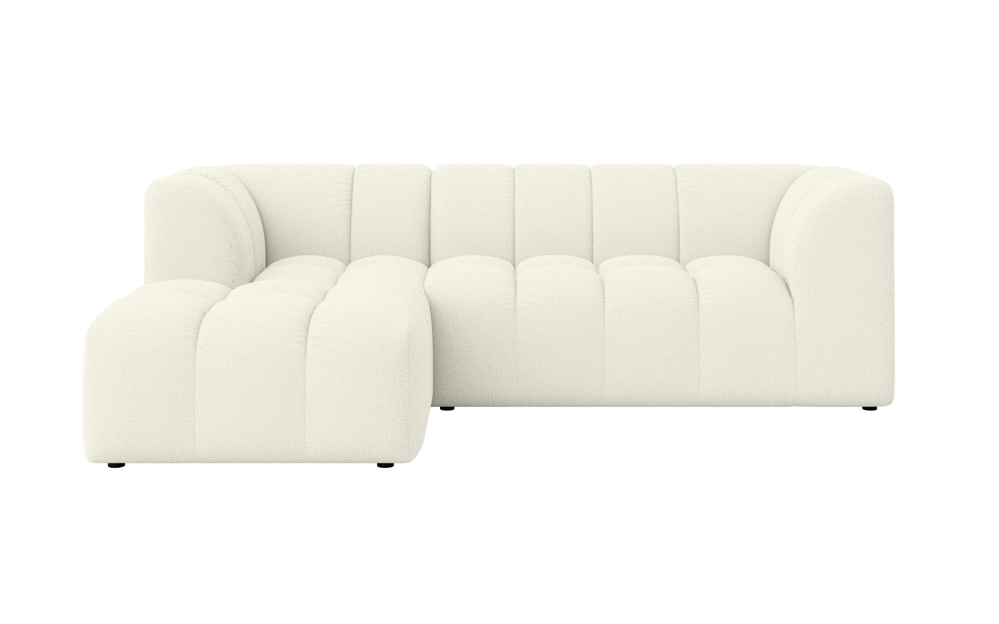 OTTO home Ecksofa TUURE L-Form, Verlässliche Qualität, moderne Steppung, Breite 255cm, Bubble Optik, moderne Steppung, hoher Sitzkomfort, Wellenunterfederung