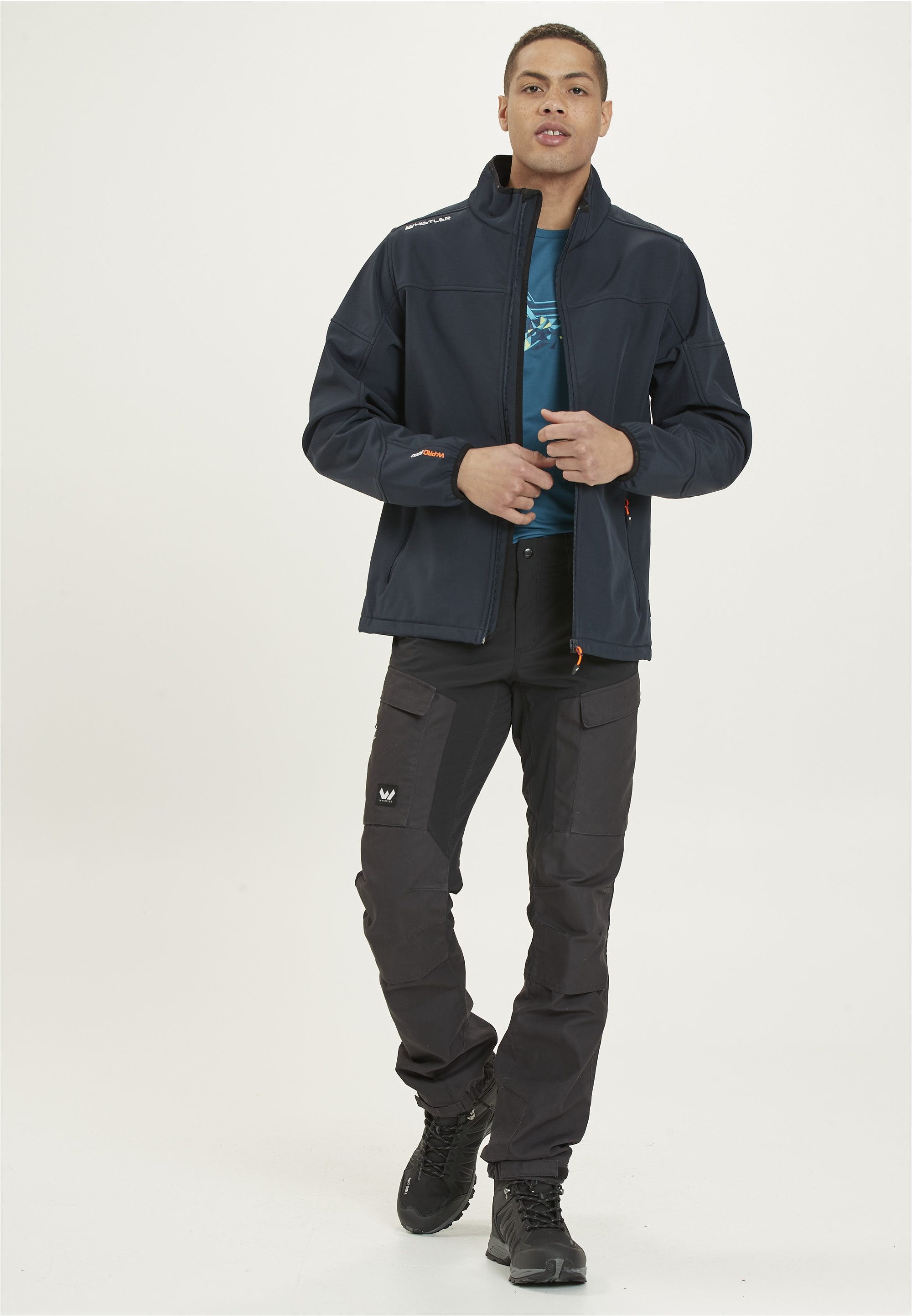 WHISTLER Softshelljacke Dublin mit wasserdichter Funktion blau