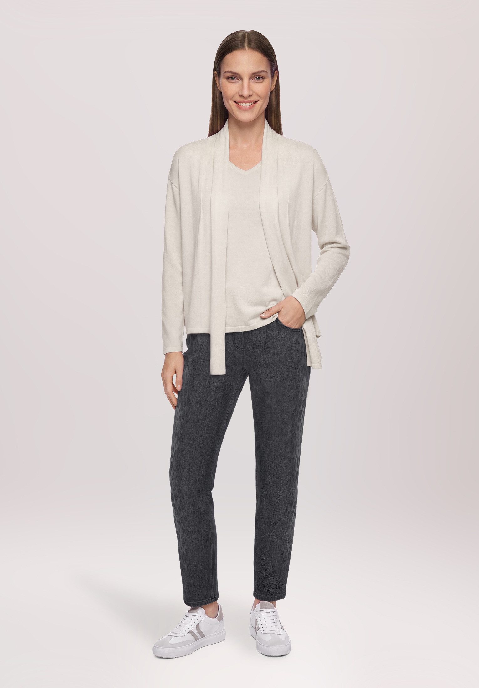 Betty Barclay Strickpullover Damen mit Lurexfaden (1-tlg)