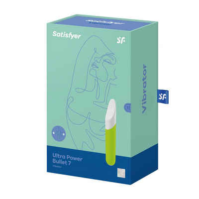 Satisfyer Klitoris-Stimulator »SATISFAYER VIBRADOR ULTRA POWER BULLET 7 COLOR VERDE«, (Packung)