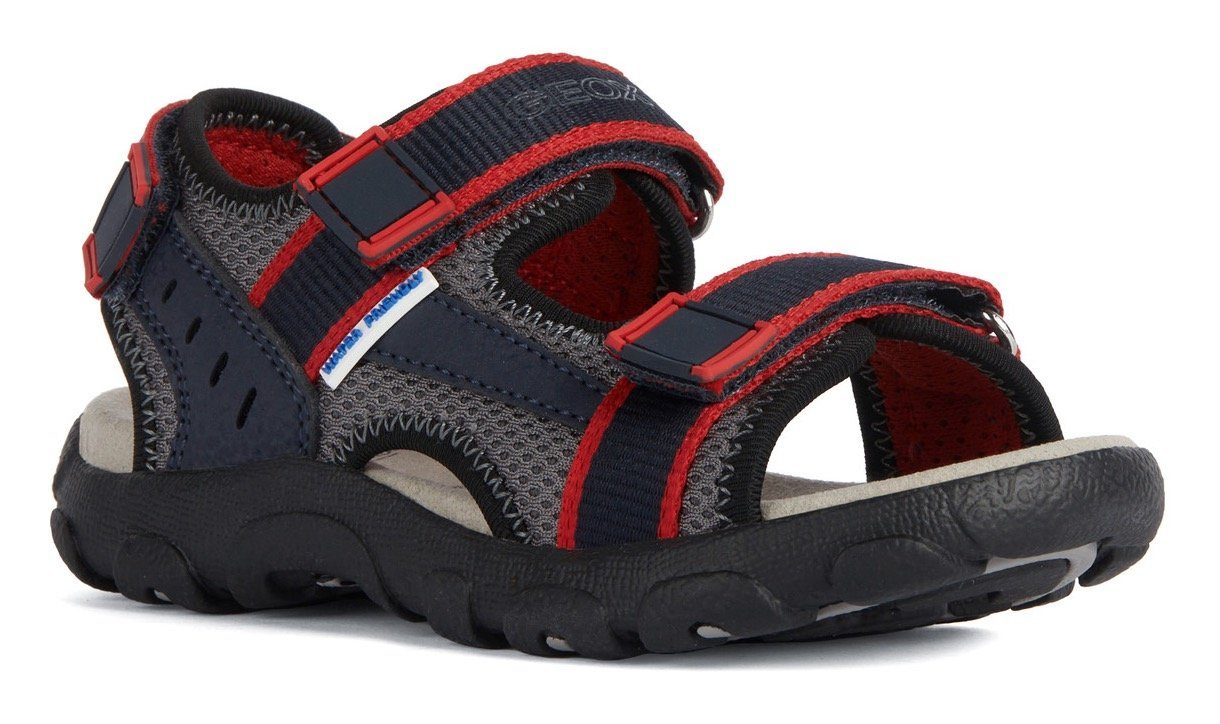 Geox JR SANDAL STRADA Sandale mit zusätzlichem Fersenklettverschluss