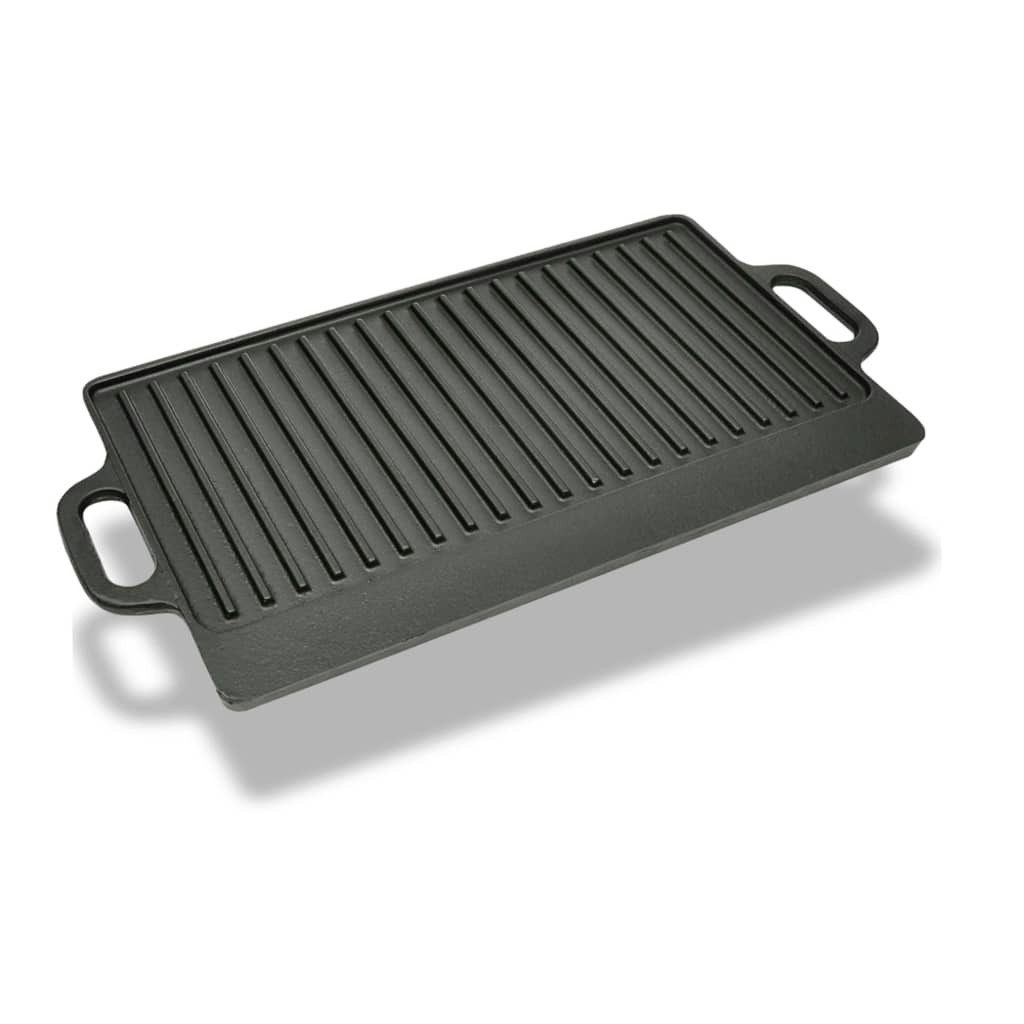 vidaXL Grillpfanne Grillplatte Wendeplatte Gusseisen 50x23 cm