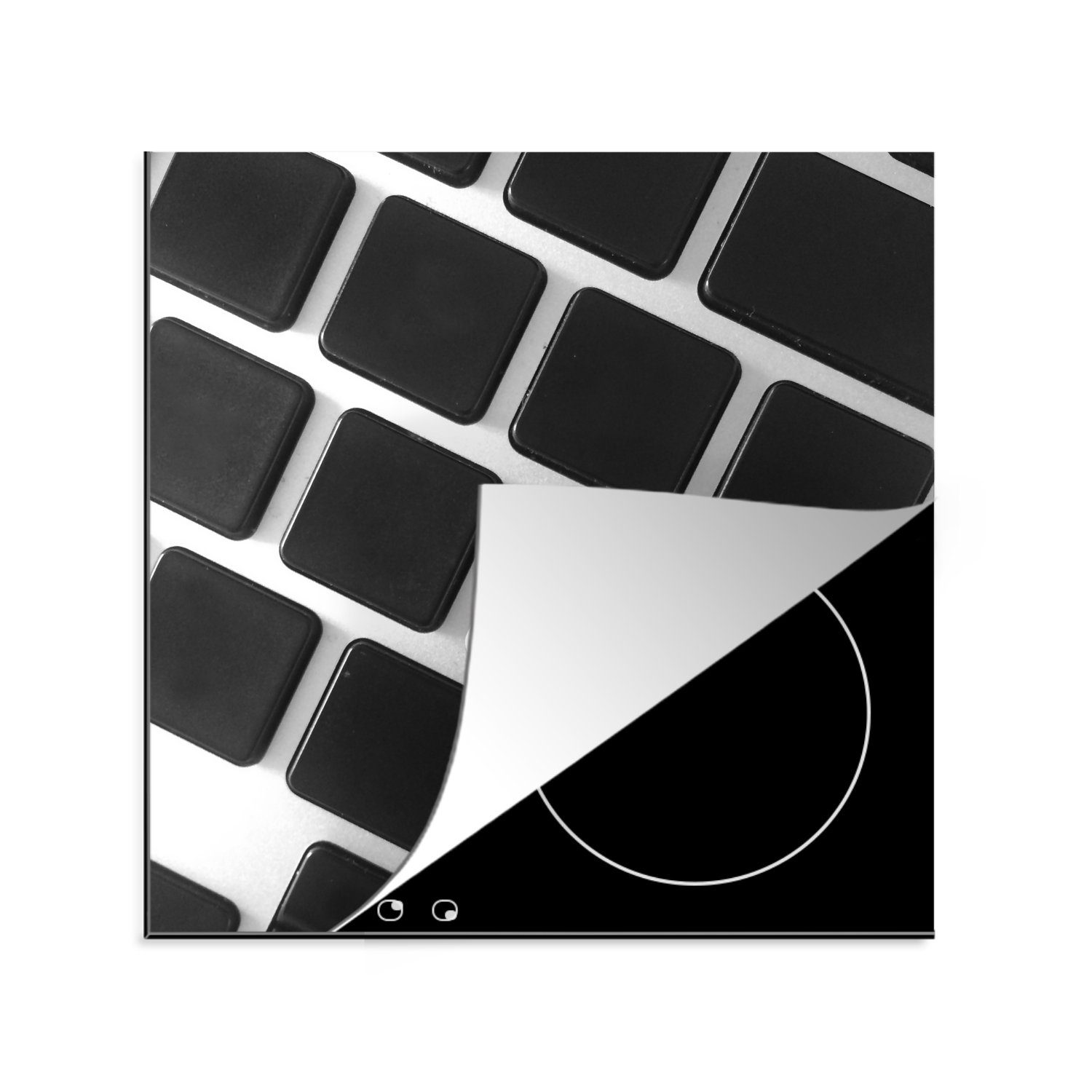 cm, von Arbeitsplatte Estland MuchoWow küche Tastatur, Ceranfeldabdeckung, für (1 auf Vinyl, Die tlg), Flagge Herdblende-/Abdeckplatte einer 78x78