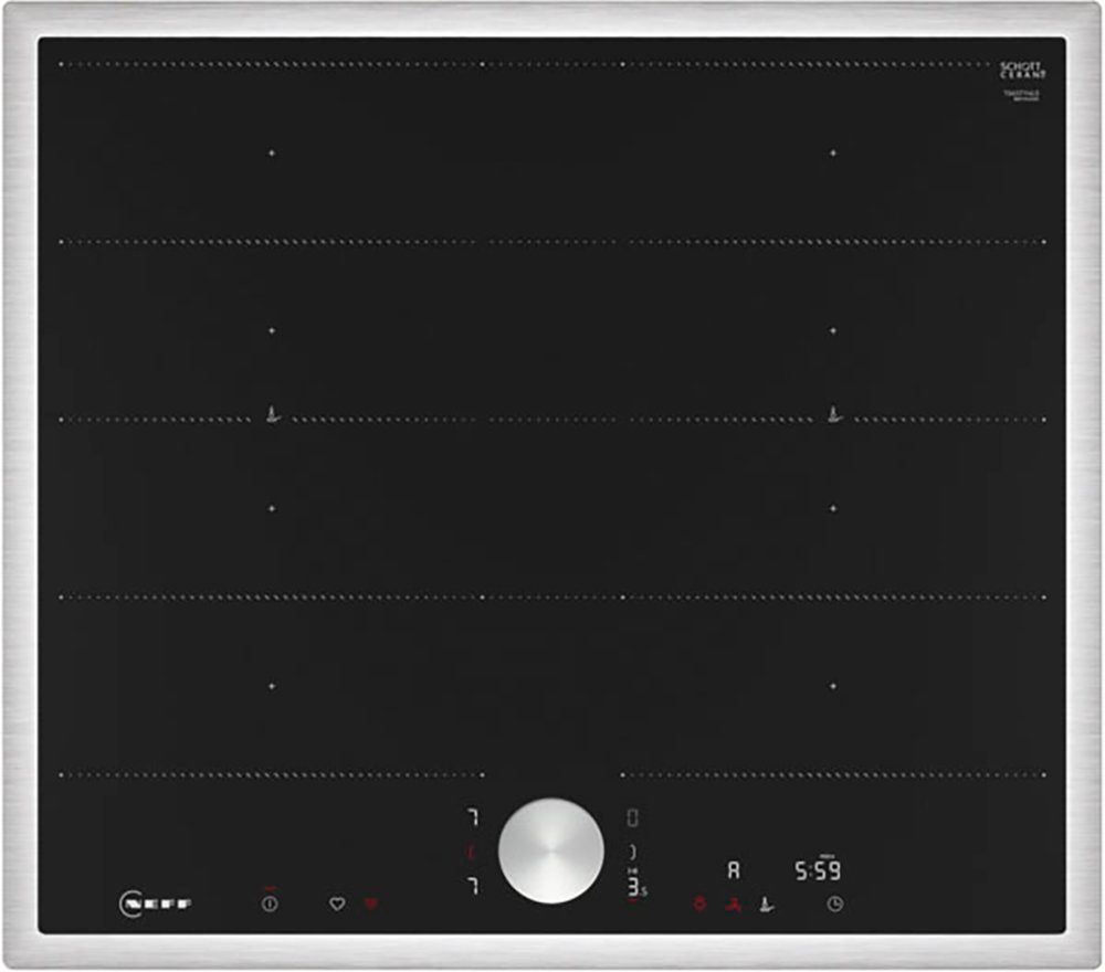NEFF Flex-Induktions-Kochfeld von SCHOTT CERAN® N 90 T66STY4L0, mit intuitiver Twist Pad® Bedienung