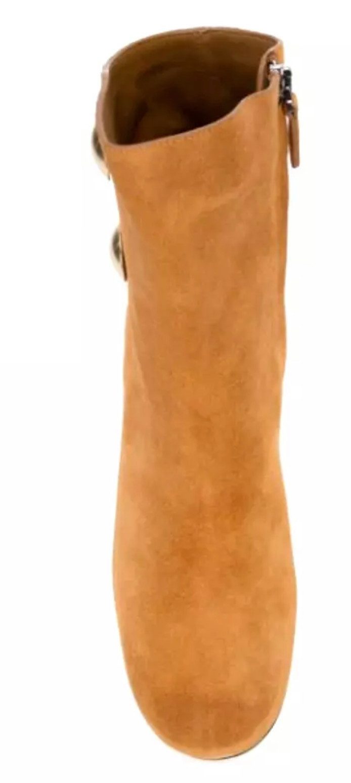 Chloé Orlando Boots Stiefel Suede Schuhe Ankleboots Mischung aus bohemischer Romantik und Pariser Eleganz