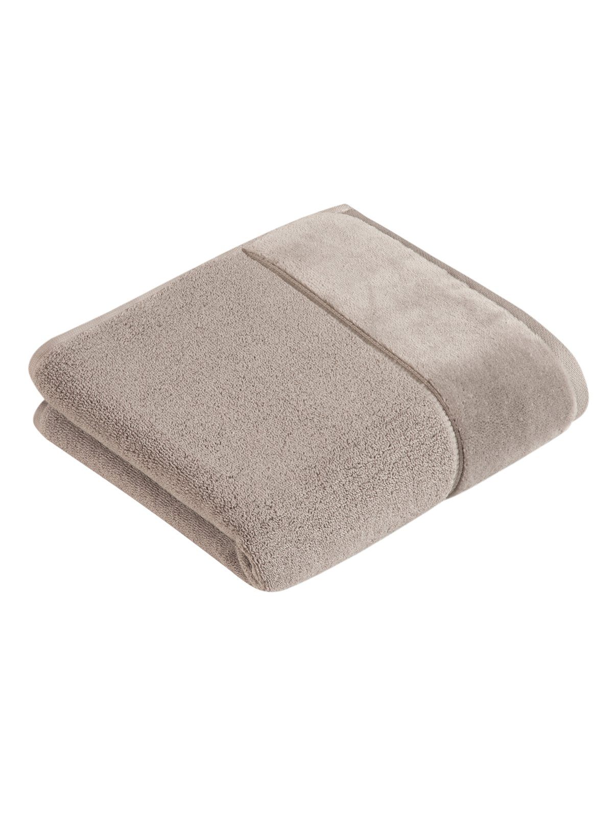 Vossen Handtücher Handtücher Collection Pure, Frottier (Stück, 1-St), Vegan urban grey