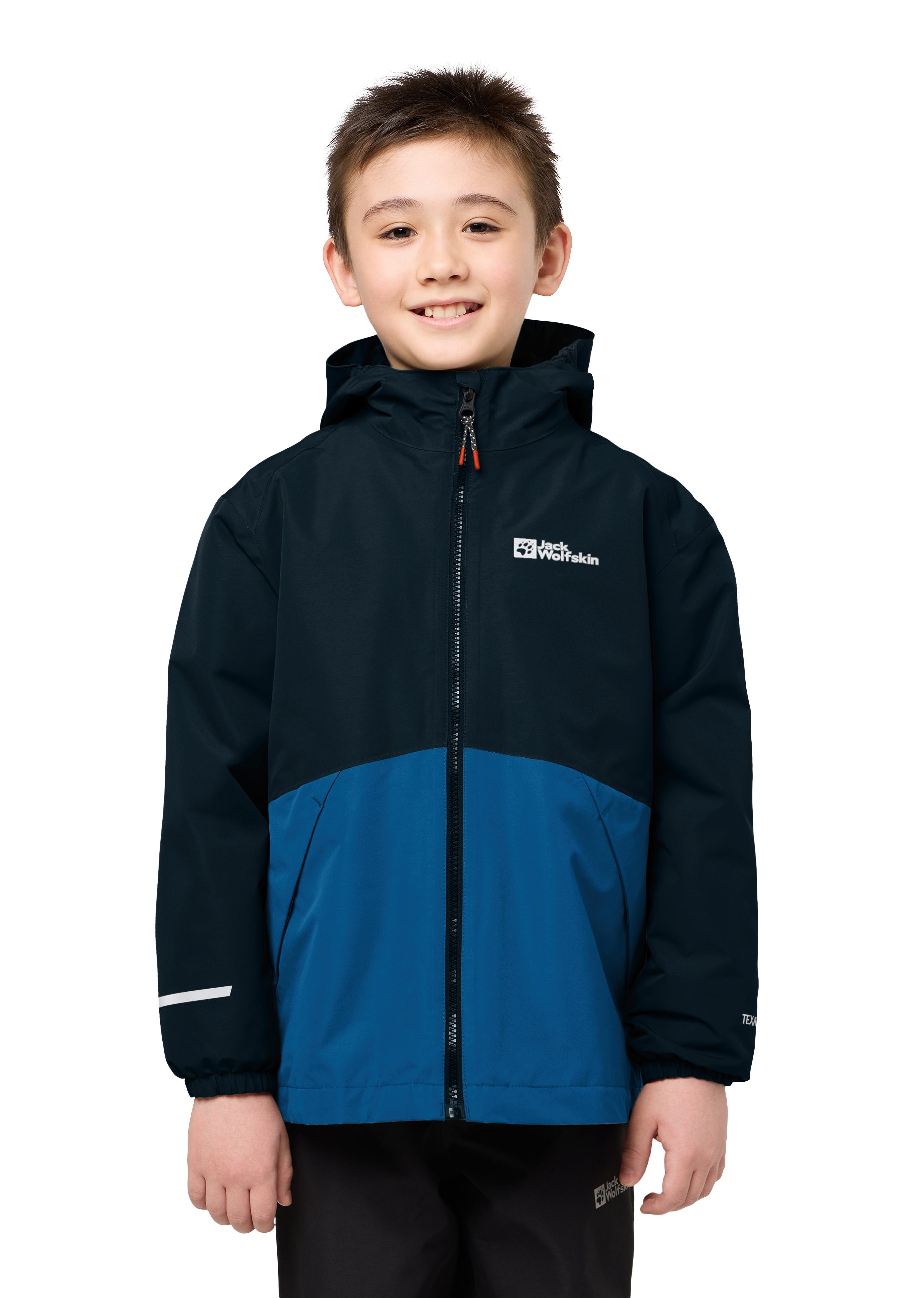 Jack Wolfskin 3-in-1-Funktionsjacke ICELAND 3IN1 JACKET K 3in1, wasserdicht, Übergangsjacke