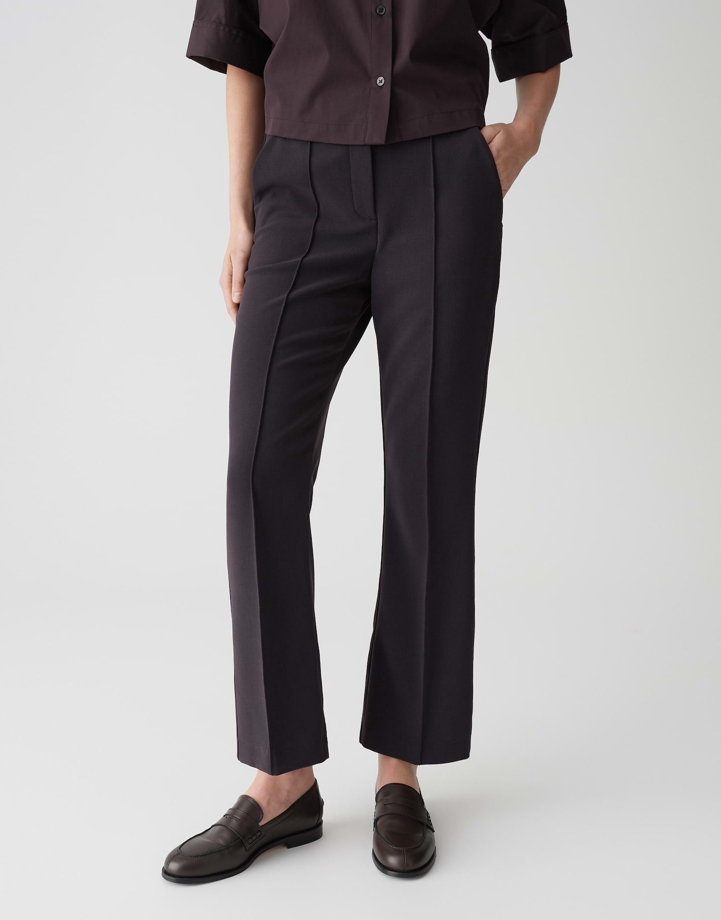 OPUS PANTS Stoffhose LUANE aus BCI Cotton Mix Ankle, französische Taschen, günstig online kaufen