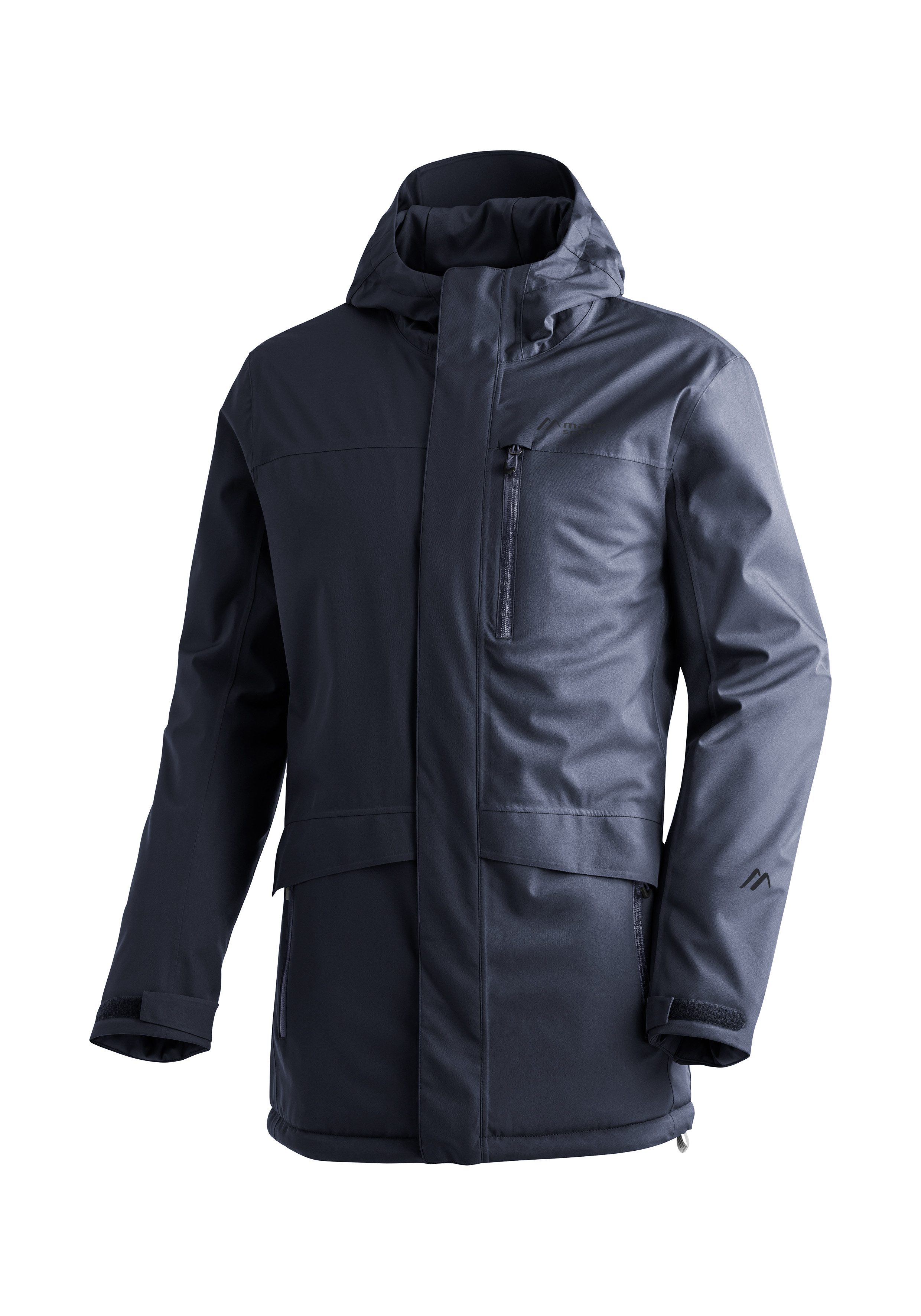 Maier Sports Outdoorjacke Peyor long CS Funktionsjacke, Long Jacket Jacke in lockerem Schnitt, geeignet für Ausflüge und Touren