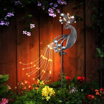 Globo LED Solarleuchte, Leuchtmittel inklusive, Warmweiß, Solarstecker Garten Steckleuchte Solarlampe für Außen Gartendeko